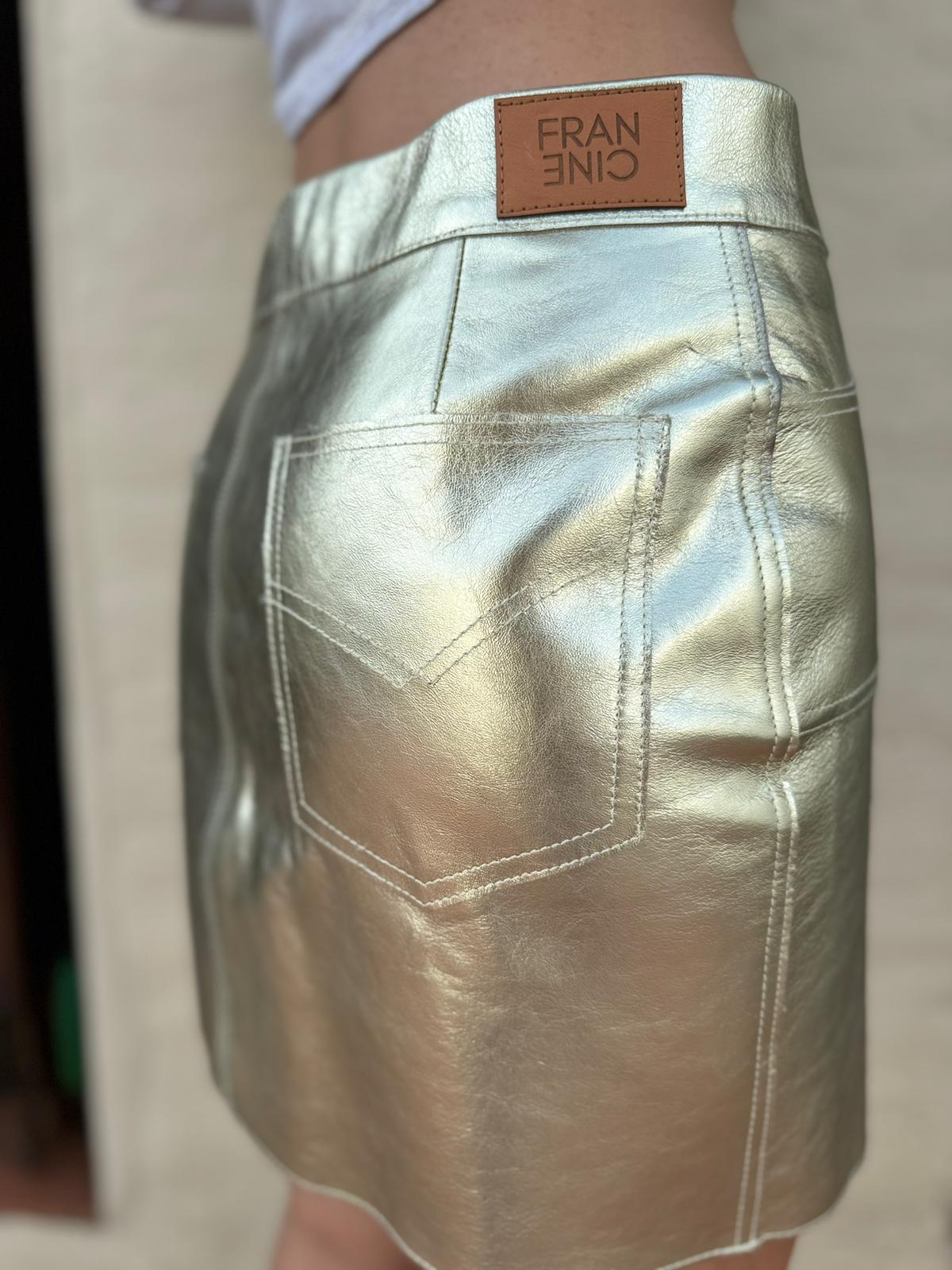 Mini Leather Skirt - PRE VENTA