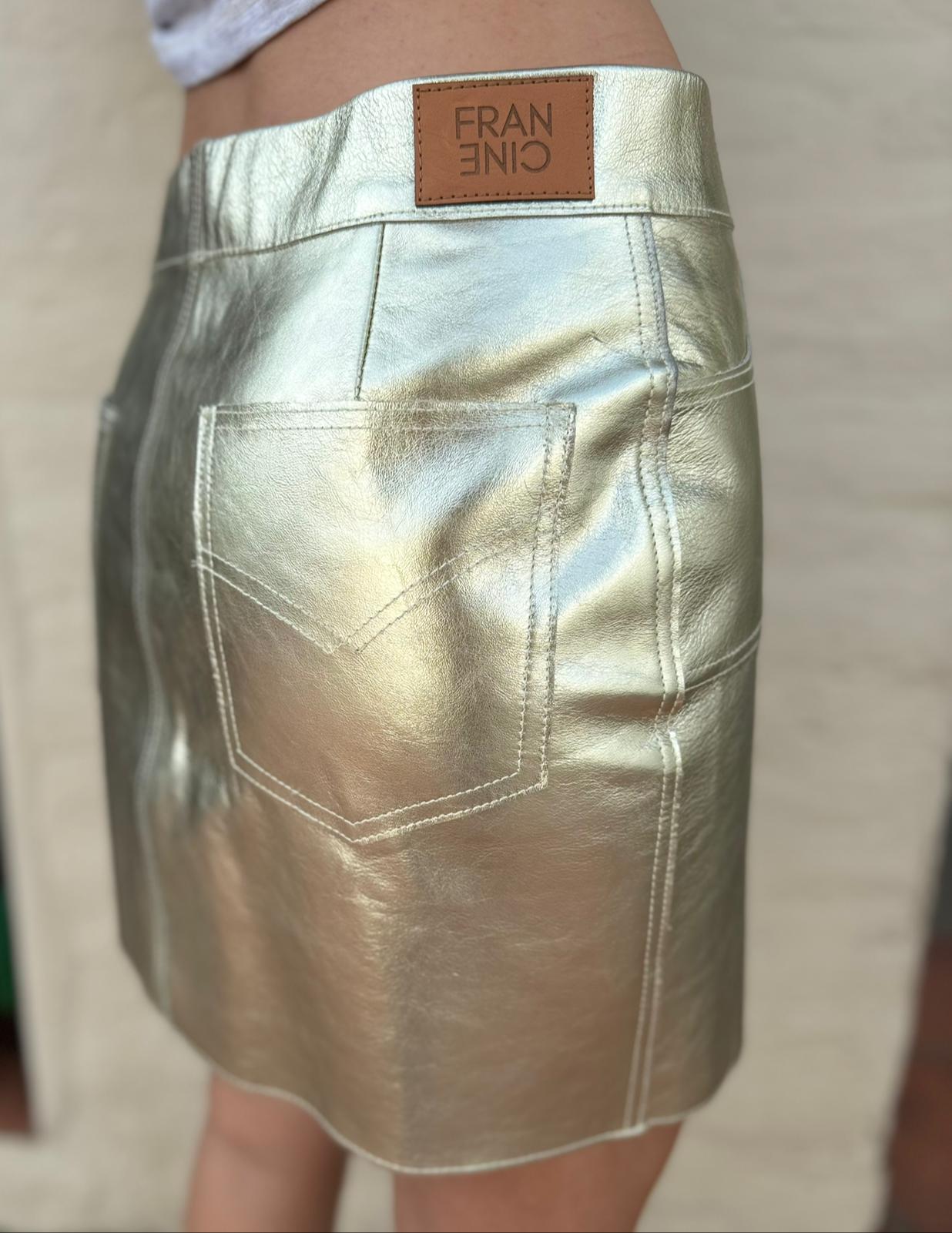 Mini Leather Skirt - PRE VENTA